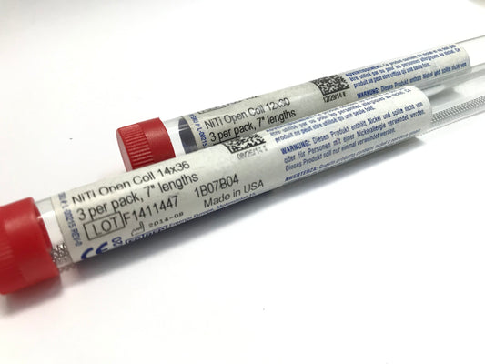 Ortho Technology Ni-Ti Open Coil Spring 3 per pack, 7" lengths