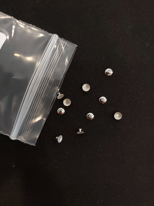 Lingual Buttons round base10/Pkg