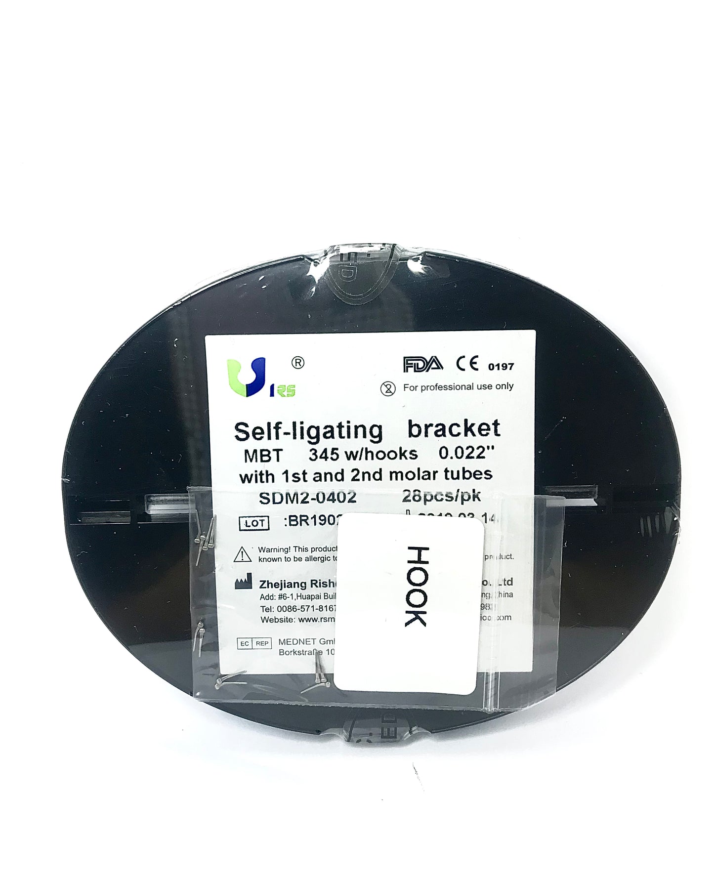 Rs Medico Self-Ligating Bracket 022 MBT