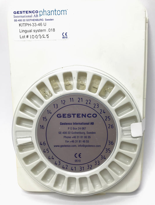 Gestenco Phantom Lingual Braket Seti