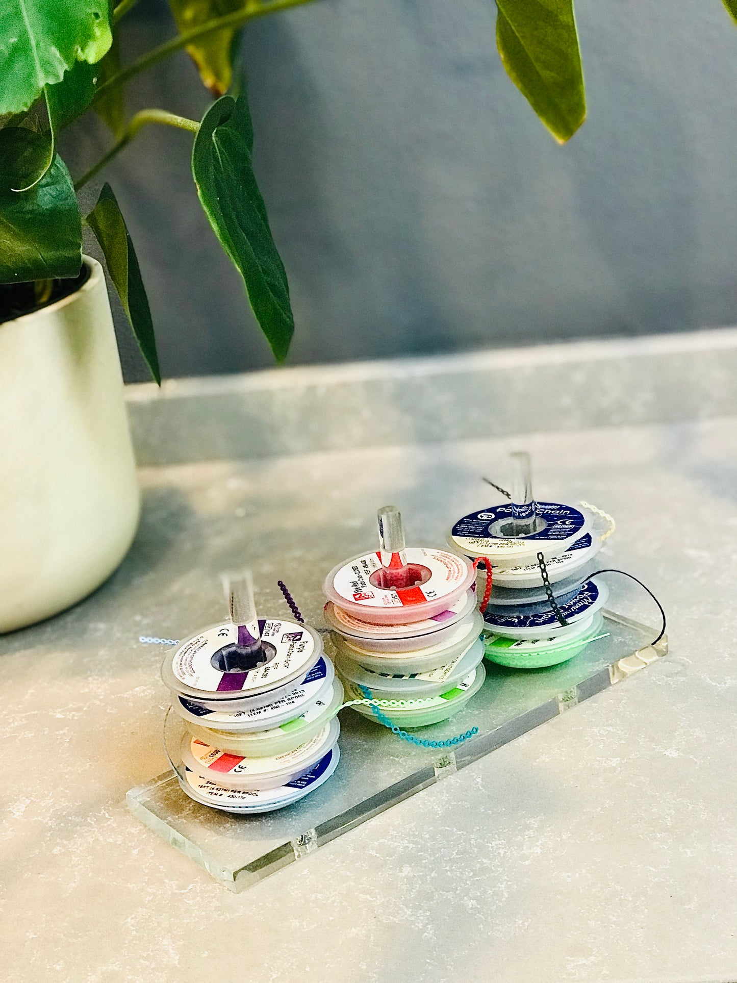 Ortam Orthodontics Üçlü Chain Standı