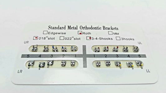 Standart Metal Orthodontic Brackets