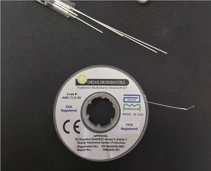 Acme Flattaned Multistrand Wire/ Dead-soft Retainer Wire